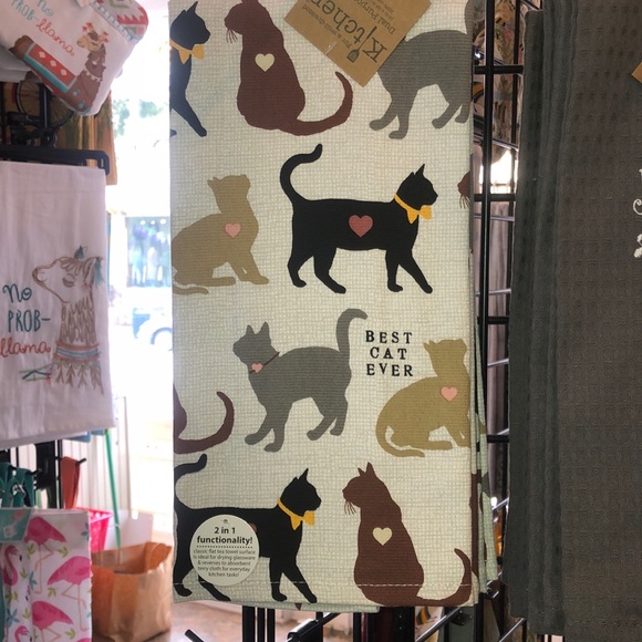 Best Cat Ever Dual Purpose Towel - Picture 2 of 2